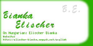bianka elischer business card